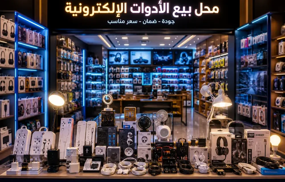 محل بيع الأدوات الإلكترونية