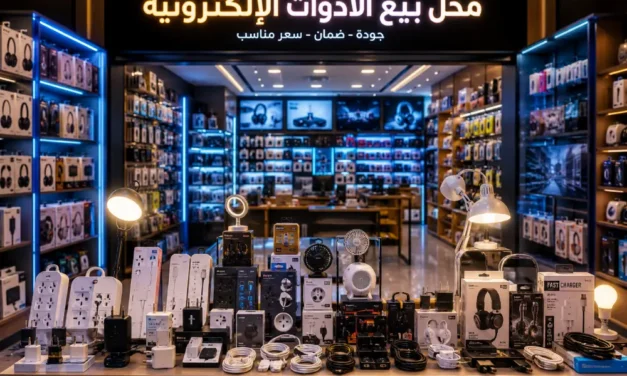 محل بيع الأدوات الإلكترونية