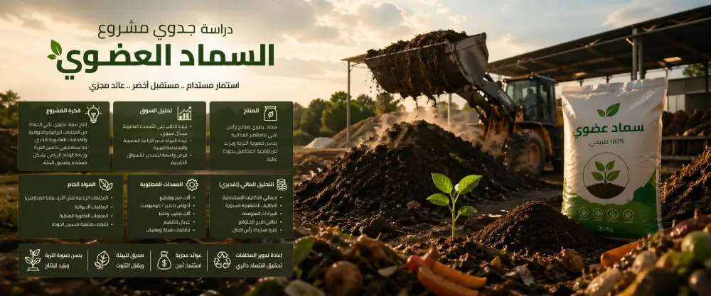 دراسة جدوي مشروع السماد العضوي