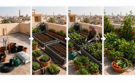 خطوات مشروع زراعة الأسطح