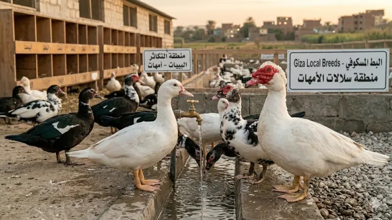 تفريخ البط المسكوفي