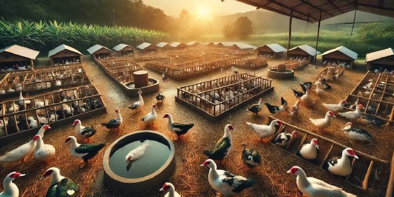 نبذة عن مشروع تربية البط المسكوفي