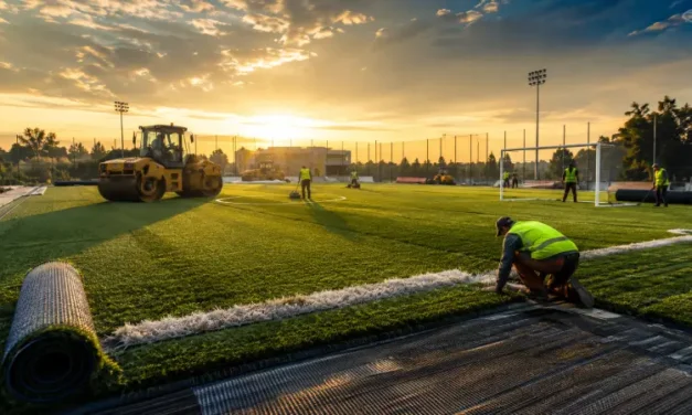 إنشاء ملاعب كرة القدم