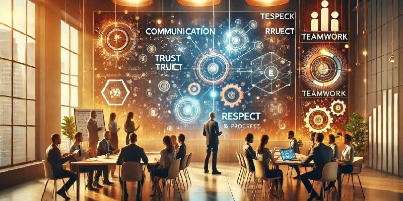 اسس التعامل بين فريق العمل 