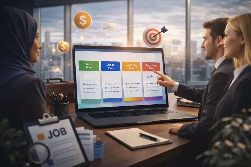 أسعار باقات بيت دوت كوم لأصحاب العمل: كيف تختار الخطة المناسبة للتوظيف بسرعة؟