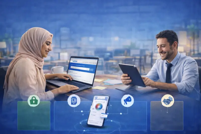 كيف يعمل موقع بيت دوت كوم؟ شرح كامل للباحثين عن عمل وأصحاب الشركات